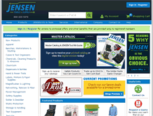 Tablet Screenshot of jensentools.com
